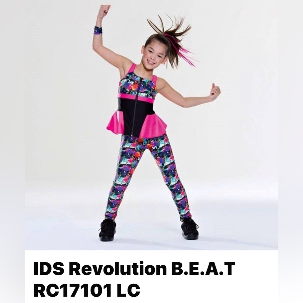 NWT Revolution 2 piece Halloween Dance Costume Size M